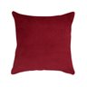 Capa de Almofada Lisa Veludo Bordô 43x43cm - 1