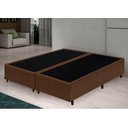 Ver imagem 3 de Cama Box Bipartido Queen Suede Premium Santo Box Bipartido 40x158x198:marrom