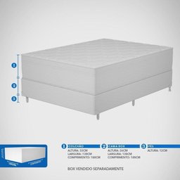 Colchão Casal Probel Mola Volare Luxo 138x33cm - 9