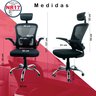 Cadeira de Escritório Ergonômica Presidente Standart em Tecido Mesh com Nr-17 - 3
