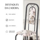 Ver mais imagens de Cadeiras para Sala de Jantar 4 Unidades Lara Prata/Arabesco/Mart