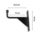 Ver imagem 5 de Kit 4 Suportes Multiuso de Parede até 240kg - Escadas, Bicicletas e Carga Pesada - Nv815p