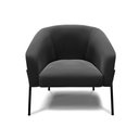 Ver imagem 5 de Cadeira Sala de Jantar Pé de Ferro Preto Kit 2 Stella Suede D03 - D’Rossi
