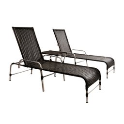 Kit 4 Cadeiras e Mesa, 2 Espreguiçadeiras, 1 Balanço Ninho e 1 Chaise em Alumínio  - 6