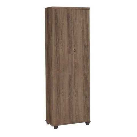 Multiuso / Sapateira 02 Portas Com Chave Cor Teca Amadeirado Trinobel