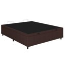 Ver imagem 3 de Cama Box Baú Queen Universal Courano Brown (158x198x35) - Costa Rica