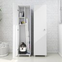 Ver imagem 4 de Armário Lavanderia Multiuso Com 1 Porta Cr30004 Branco