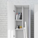 Ver imagem 2 de Armário Lavanderia Multiuso Com 1 Porta Cr30004 Branco