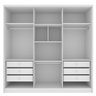 Guarda Roupa Casal 100% Mdf 6 Portas 6 Gavetas Fortuna Tcil Tcil Móveis Guarda Roupa Casal Fortuna 1 - 3