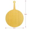 Tábua de Pizza em Bambu 58cm Assar Servir Oikos - 3