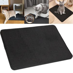 Tapete Higienico Coletor Areia Pet Gato Anti Sujeiro Chao Casa Limpa Petshop Ab.midia Su-are-1