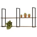 Ver imagem 3 de Prateleira Decorativa Multiuso Grande Estilo Industrial Loft D09 Demolição - Mpozenato