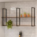 Ver imagem 1 de Prateleira Decorativa Multiuso Grande Estilo Industrial Loft D09 Demolição - Mpozenato