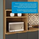 Ver mais imagens de Cozinha Completa 100% Mdf 7 Peças 16 Portas com Tampo 385cm Noruega Espresso Móveis