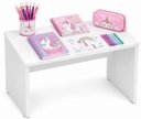 Ver imagem 1 de Mesa Infantil Escolar 78cm para Estudos Desenho Leitura Branco