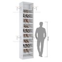 Ver imagem 6 de SAPATEIRA MÓDULO CLOSET 22 PARES 100% MDF M483.B (CASA, LOJA) MUNDI MOVEIS