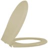 Assento Sanitario Oval Resinado Luxo Tupan Cores Creme/bone - 1
