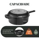 Ver imagem 5 de Conjunto Panela Caçarola Frigideira Multiuso Ferro 24cm 3,5l