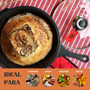 Ver imagem 3 de Conjunto Panela Caçarola Frigideira Multiuso Ferro 24cm 3,5l