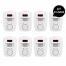 Alarme sem Fio Kit 8 Uni Sensor Presença Controle Sirene 105 Dcb Portatil Comercial Residencial Segu - 2