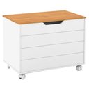 Ver imagem 1 de Baú Toy Branco Soft Freijó - Matic