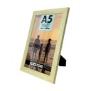 Ver imagem 2 de Kit 2 Porta Retrato 15x21 A5 com Vidro Fotos Moldura Aparador Decoração Quadro:carvalho