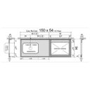 Ver imagem 3 de Pia Cozinha Granito Portinari 150cm Espaço p/ Cooktop e Cuba: Portinari