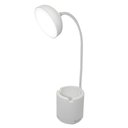 Ver mais imagens de Luminária de Mesa Abajur Touch Screen LED Flexivel Recarregavel Suporte Celular Articulada Lâmpada