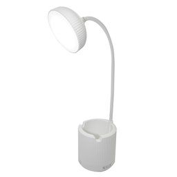 Luminária de Mesa Abajur Touch Screen LED Flexivel Recarregavel Suporte Celular Articulada Lâmpada - 8