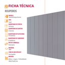 Ver imagem 7 de Guarda Roupa Casal Everest Mdf 10 Portas 4 Gavetas e 5 Prateleiras Moderna Mobilia