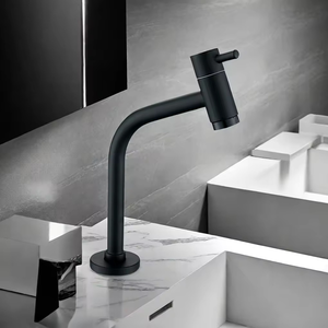 Torneira para Banheiro Bica Baixa para Lavabo Preto Fc-125