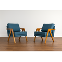 Ver imagem 1 de Conjunto 2 Poltronas Mona Veludo Azul