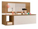 Ver imagem 4 de Penteadeira Suspensa Com Painel e Espelho - Moveis Leartam