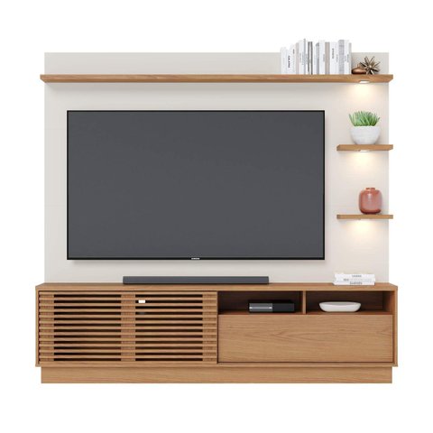 Estante Rack para Tv 70 Polegadas com Iluminação 2.631.a0 Campeche Colibri