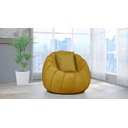 Ver imagem 4 de Poltrona Concha 100cm Base Fixa com Almofada Veludo: Mostarda