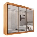 Ver imagem 5 de Guarda Roupa Casal 3 Portas de Correr com 3 Espelhos 6 Gavetas Fênix 100% MDF - Mais Móveis