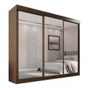 Ver imagem 6 de Guarda Roupa Casal 3 Portas de Correr com 3 Espelhos 6 Gavetas Fênix 100% MDF - Mais Móveis