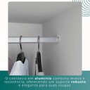 Ver mais imagens de Guarda Roupa Casal 3 Portas de Correr com 3 Espelhos 6 Gavetas Fênix 100% MDF - Mais Móveis