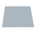 Ver imagem 4 de Mesa Ômega Ferro Branco 74 Cm (alt) Base em X Tampo Mdp Quadrado Cinza 60 Cm (larg) X 2,50 Cm (alt)