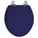 Ver imagem 1 de Assento Sanitário com Amortecedor Convencional Oval Cobalto para Vaso Ideal Standard