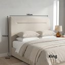 Ver imagem 2 de Cabeceira Monaco Cama King Moderna 193cm:palha