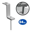 Ver imagem 3 de Estrutura Suporte Z Fixador Placa Painel Solar Alumínio e Inox Para Telha Metálica Ondulada | Perfil