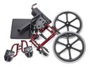 Ver imagem 4 de Cadeira de Rodas Elite Aço Carbono Pneu Inflável 44cm 100kg