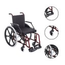 Ver imagem 2 de Cadeira de Rodas Elite Aço Carbono Pneu Inflável 44cm 100kg