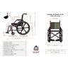 Cadeira de Rodas Elite Aço Carbono Pneu Inflável 44cm 100kg - 7