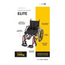 Ver mais imagens de Cadeira de Rodas Elite Aço Carbono Pneu Inflável 44cm 100kg