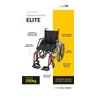 Cadeira de Rodas Elite Aço Carbono Pneu Inflável 44cm 100kg - 8