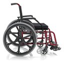 Ver imagem 3 de Cadeira de Rodas Elite Aço Carbono Pneu Inflável 44cm 100kg