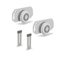 Ver imagem 1 de Kit Porta Correr JM 443 Roldana 40 mm 2 kits