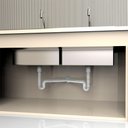 Ver imagem 2 de Sifão Flexível Blukit Tubo Extensivo Duplo 70cm Universal Branco